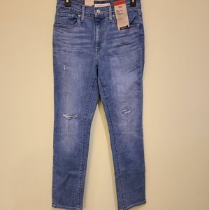 Levi's High Rise Straight Jeans